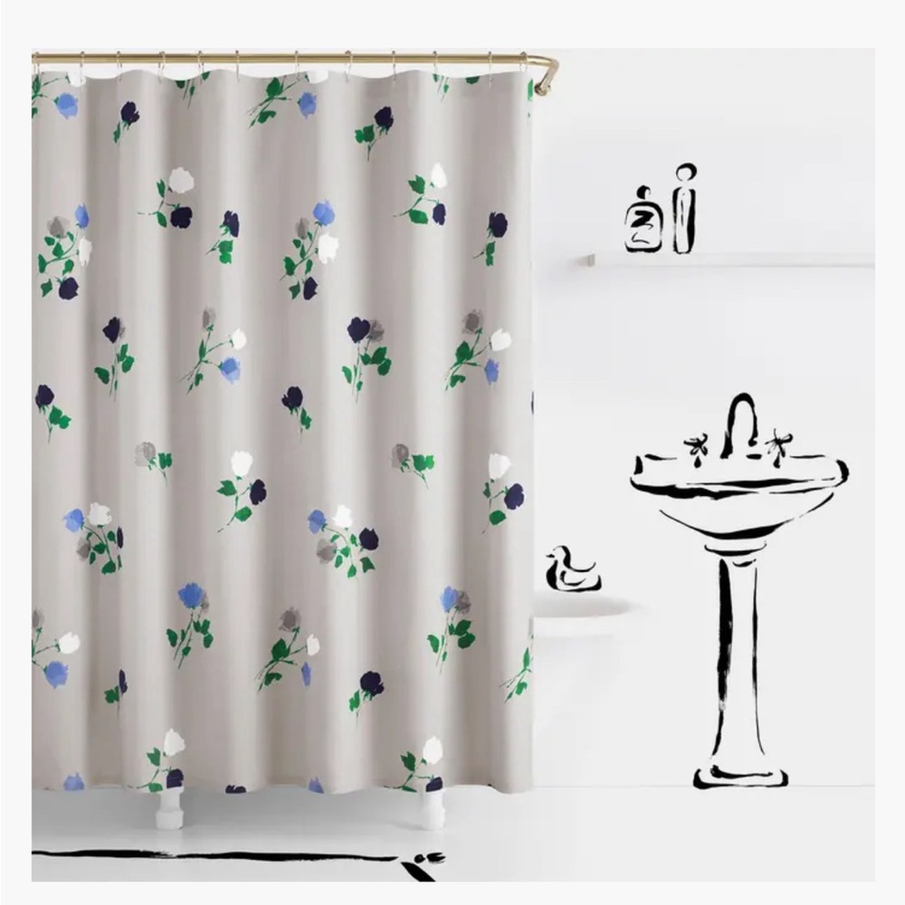Floral Shower Curtain - Multicolor